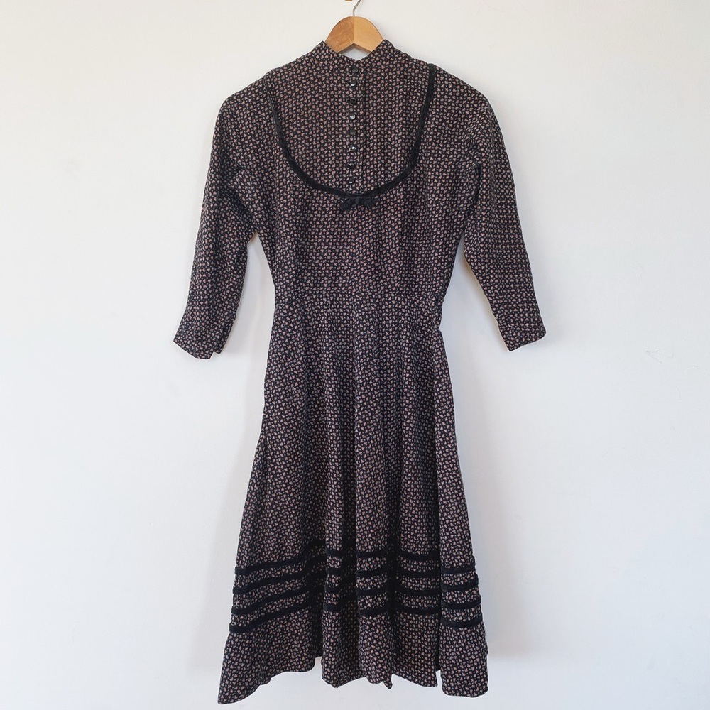 L’Aiglon 1950 Vintage floral Lolita midi dress